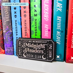 Midnight Readers Book Club Ticket - Shelf Decor