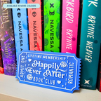 Happily Ever After Book Club Ticket - Shelf Decor