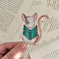 Bookish Rat (Book Rats Collection) - Vinyl Sticker