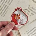 Fell Asleep Reading (Book Rats Collection) - Vinyl Sticker