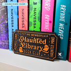 Haunted Library Club Ticket - Shelf Decor