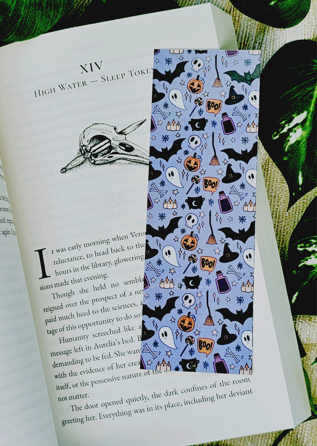 Spooky Pattern - Bookmark