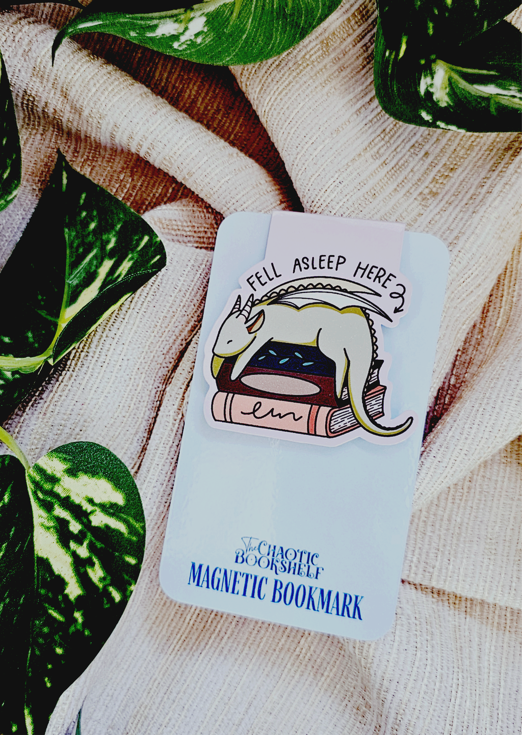 Fell Asleep Here -  Magnetic Bookmark