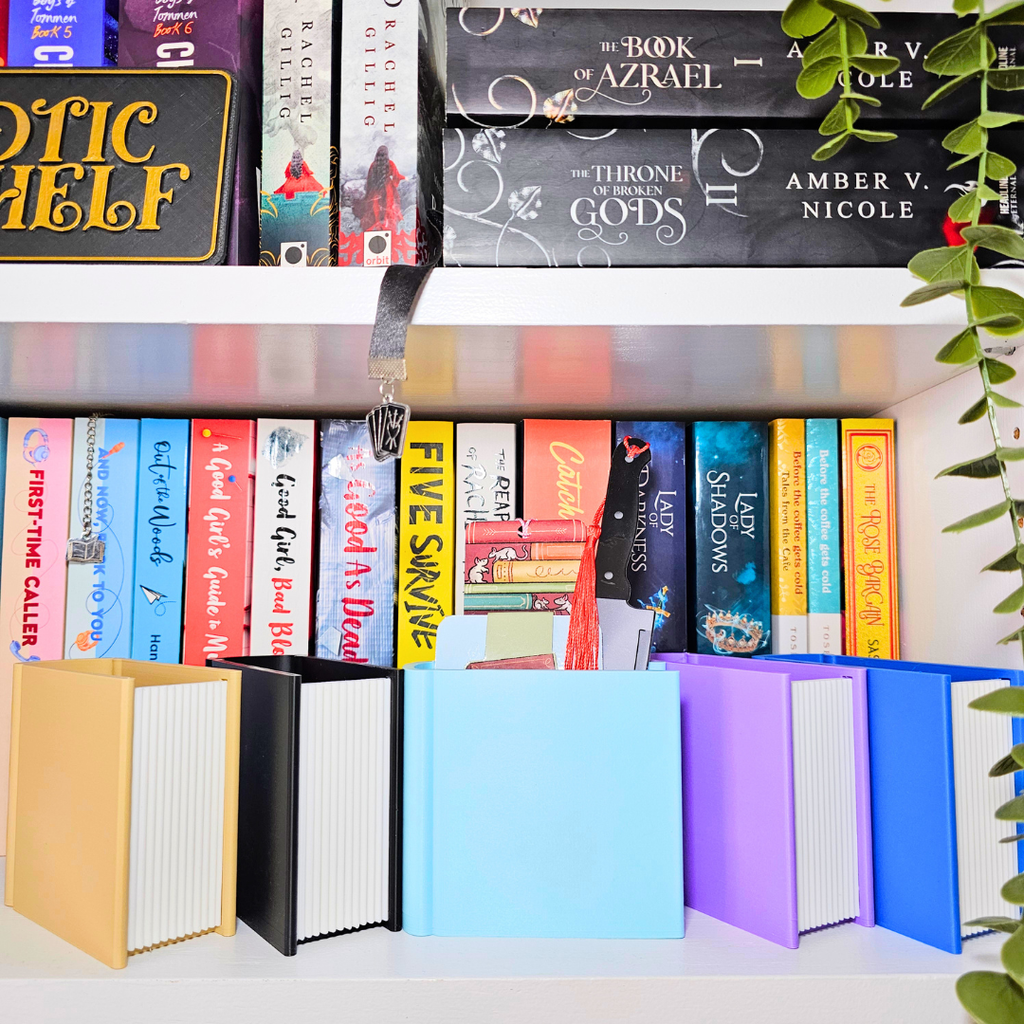 Book Shaped Bookmark Holder - Shelf Decor