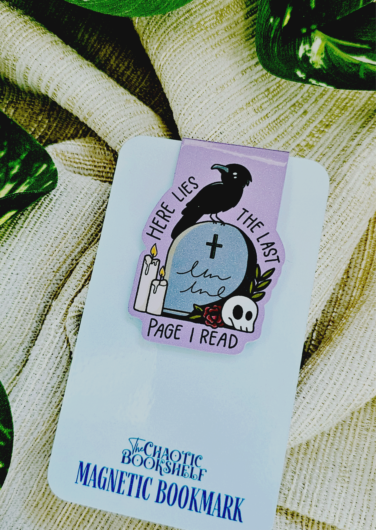Here Lies The Last Page I Read -  Magnetic Bookmark