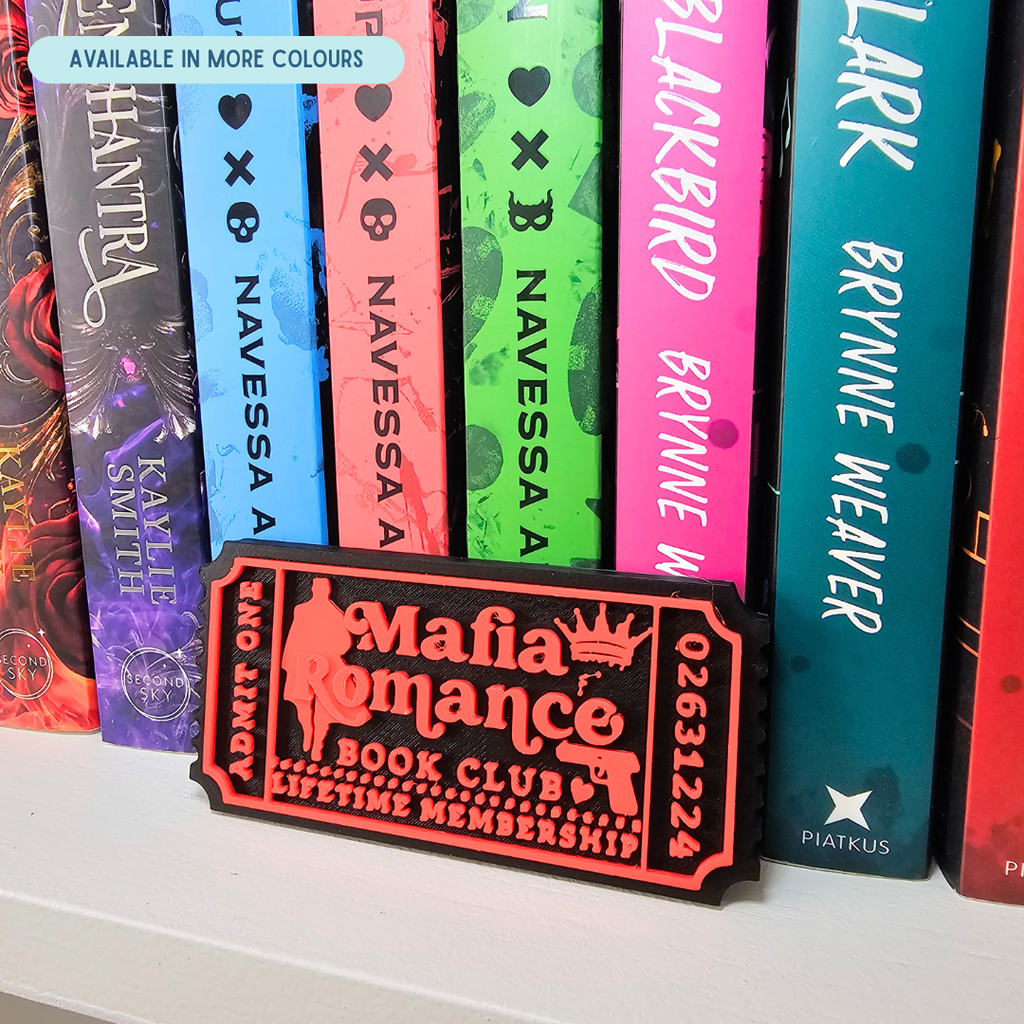 Mafia Romance Club Ticket - Shelf Decor