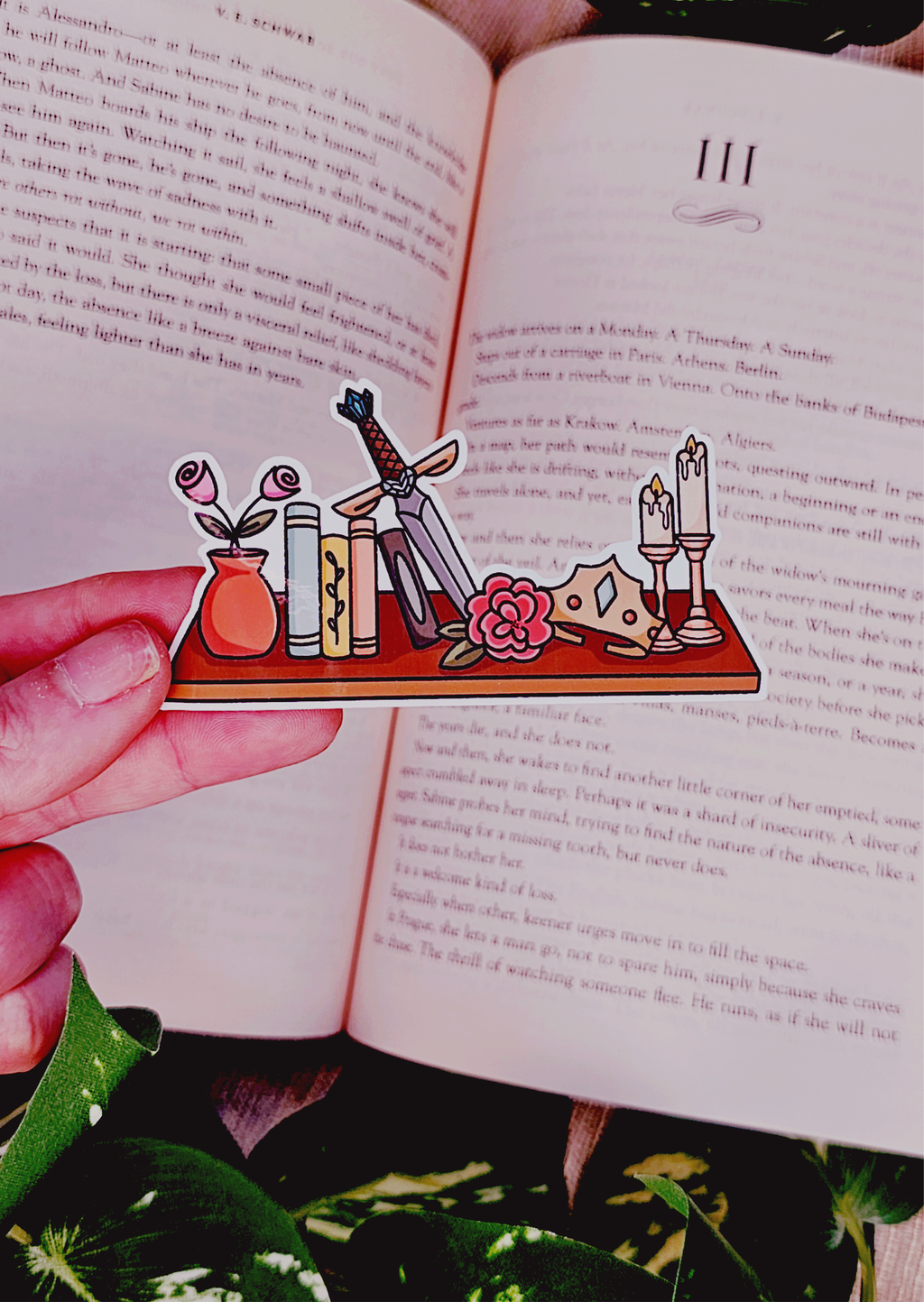 Fantasy Bookshelf - Sticker