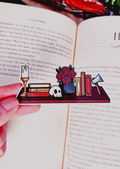 Dark Bookshelf - Sticker