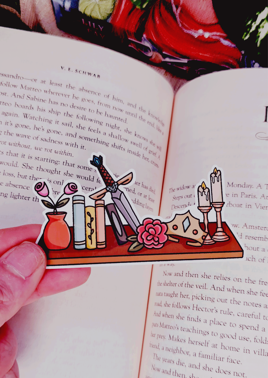 Fantasy Bookshelf - Sticker