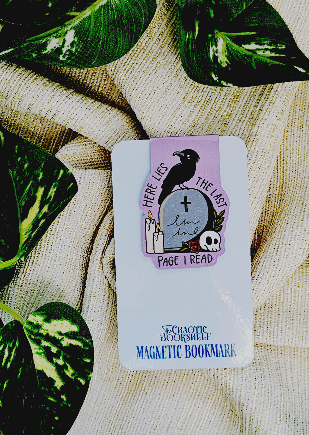 Here Lies The Last Page I Read -  Magnetic Bookmark