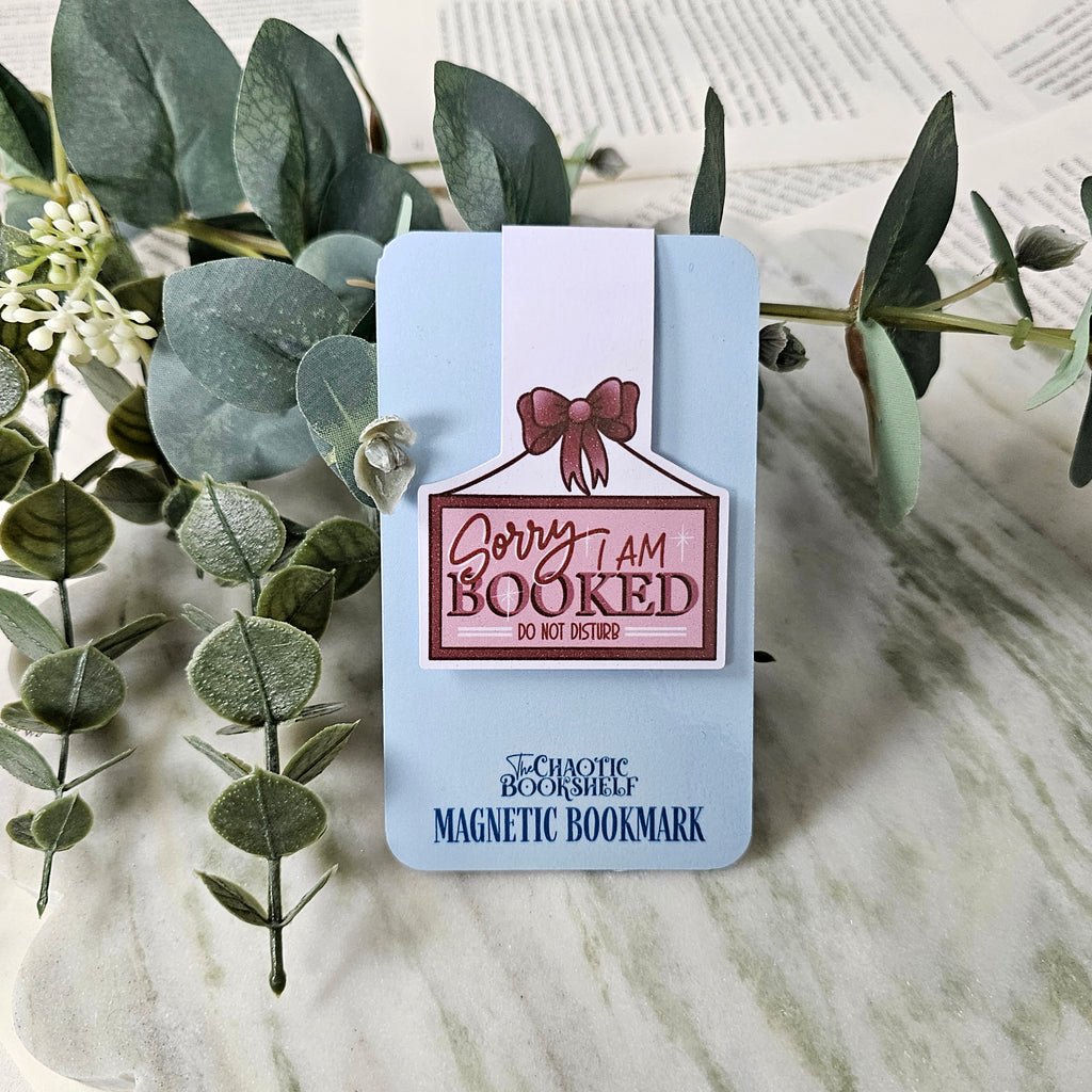 Sorry, I'm Booked -  Magnetic Bookmark