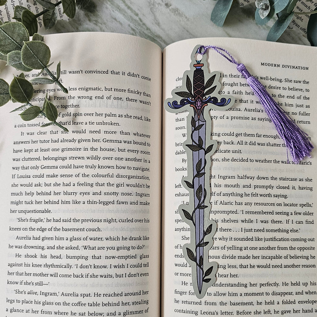 Sword - Bookmark w/ tassel