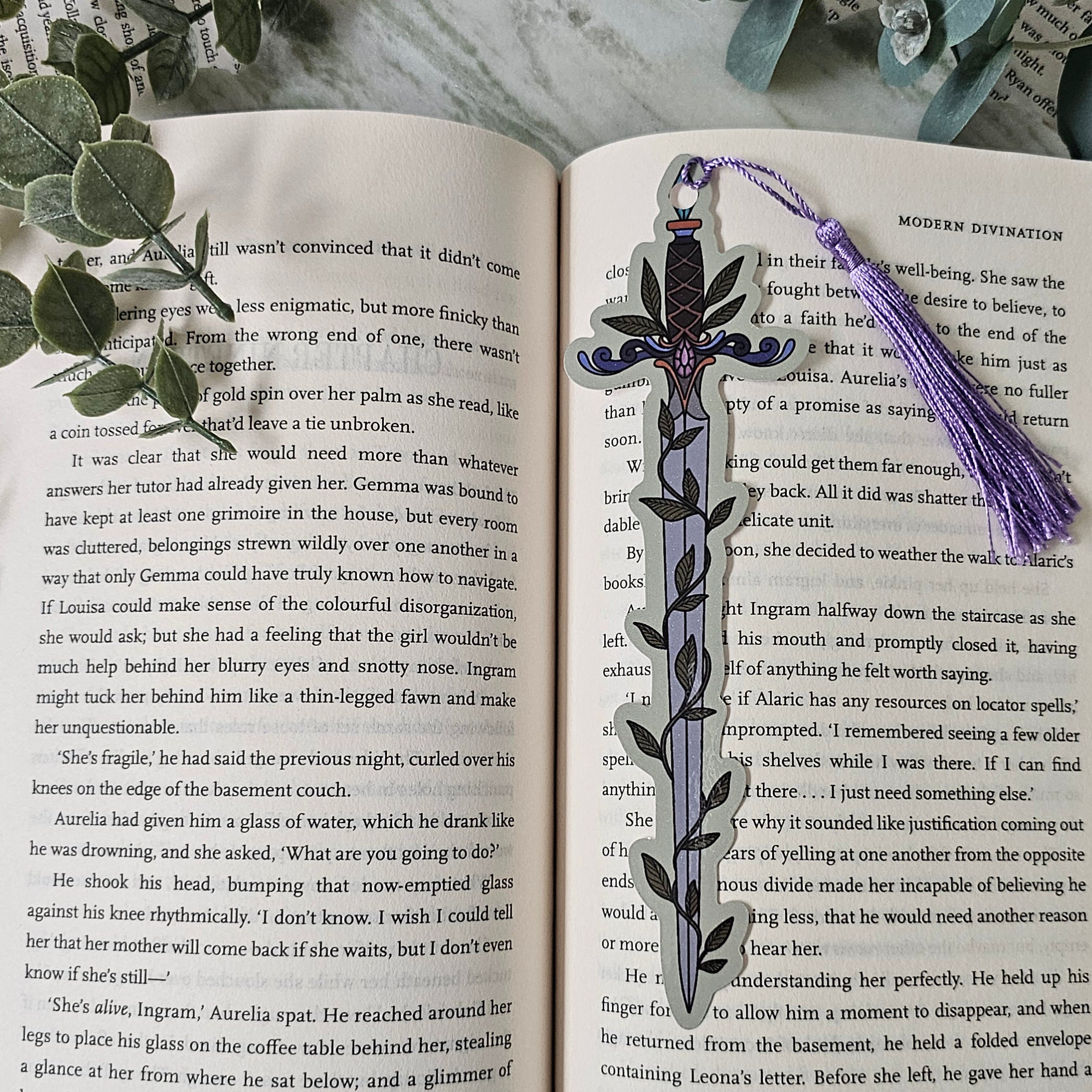 Sword - Bookmark w/ tassel