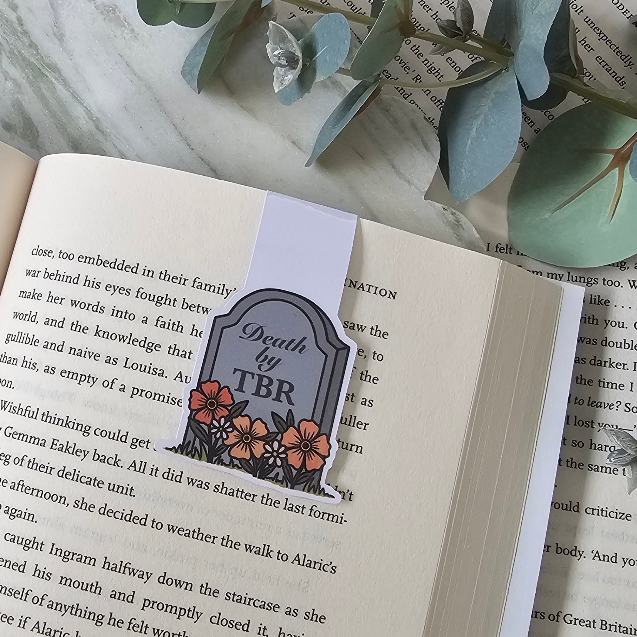 Death By TBR -  Magnetic Bookmark
