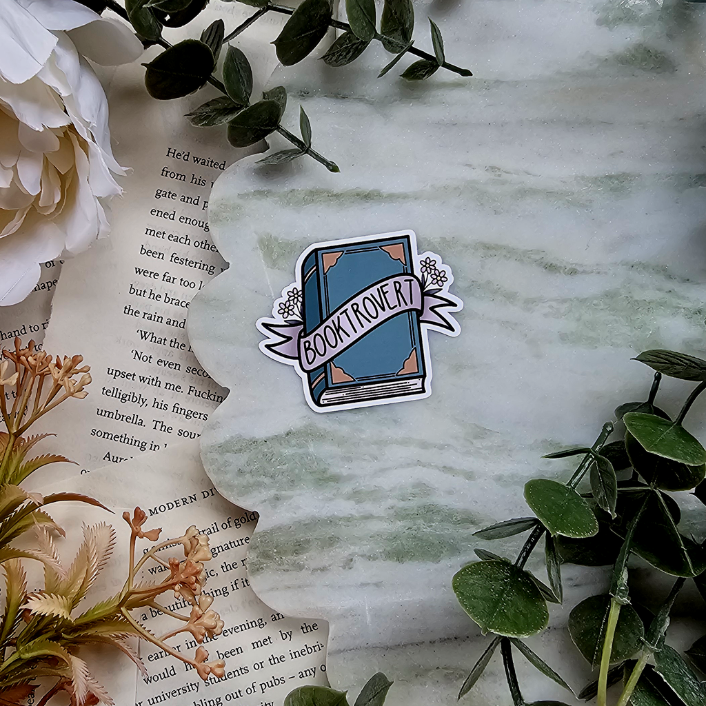 Booktrovert - Vinyl Sticker