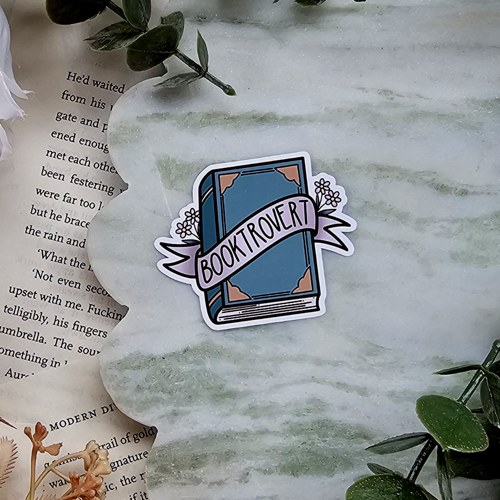 Booktrovert - Vinyl Sticker