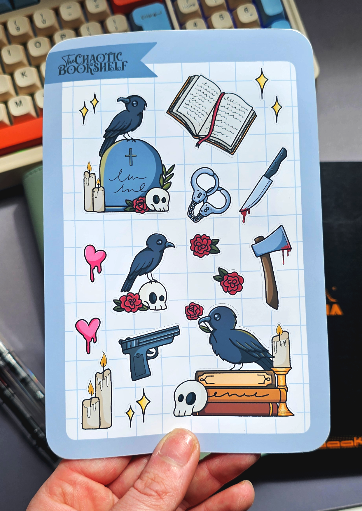 Pretty Murder Bird - Sticker Sheet