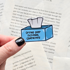 Crying Over Fictional Characters - Vinyl Sticker