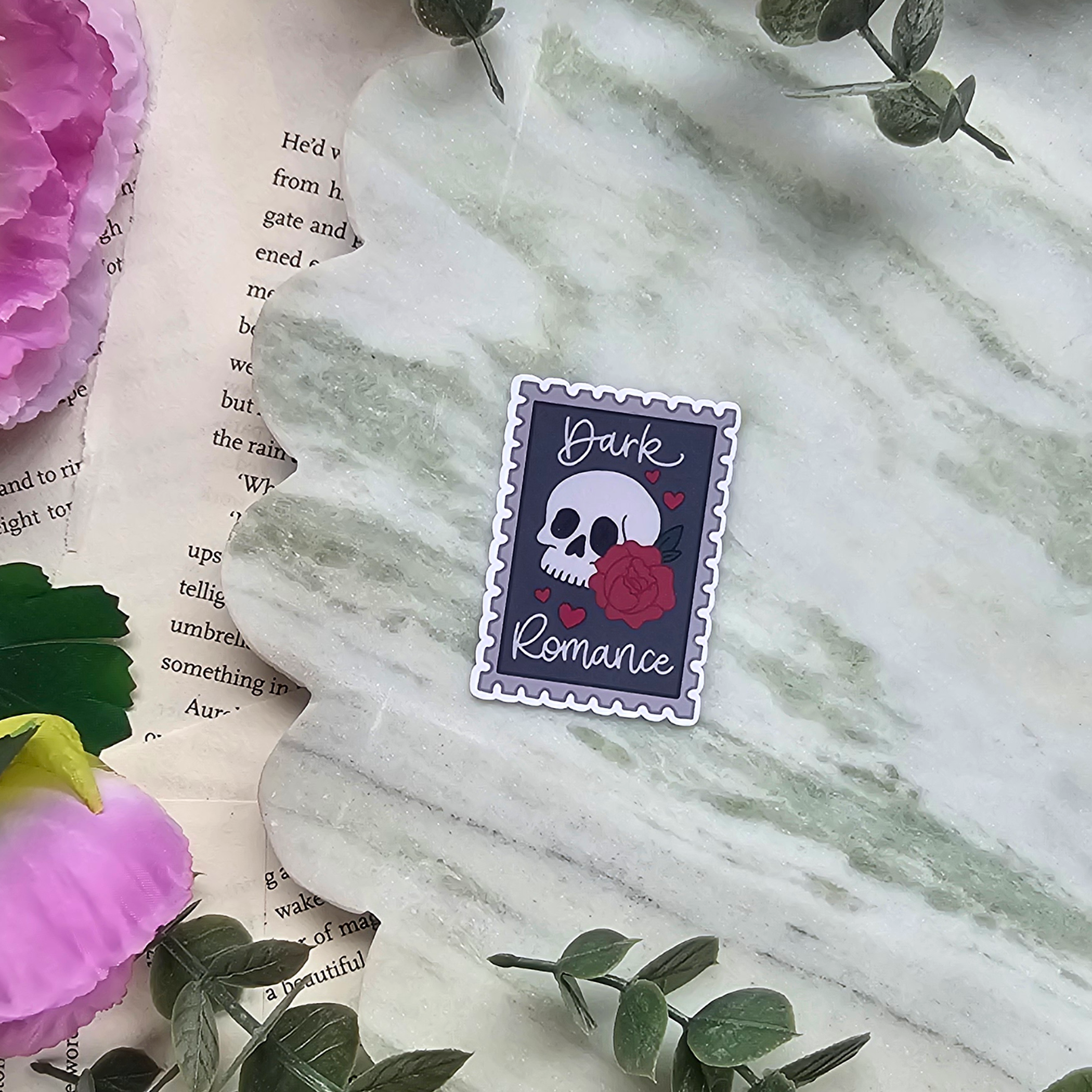 Dark Romance Stamp - Vinyl Sticker