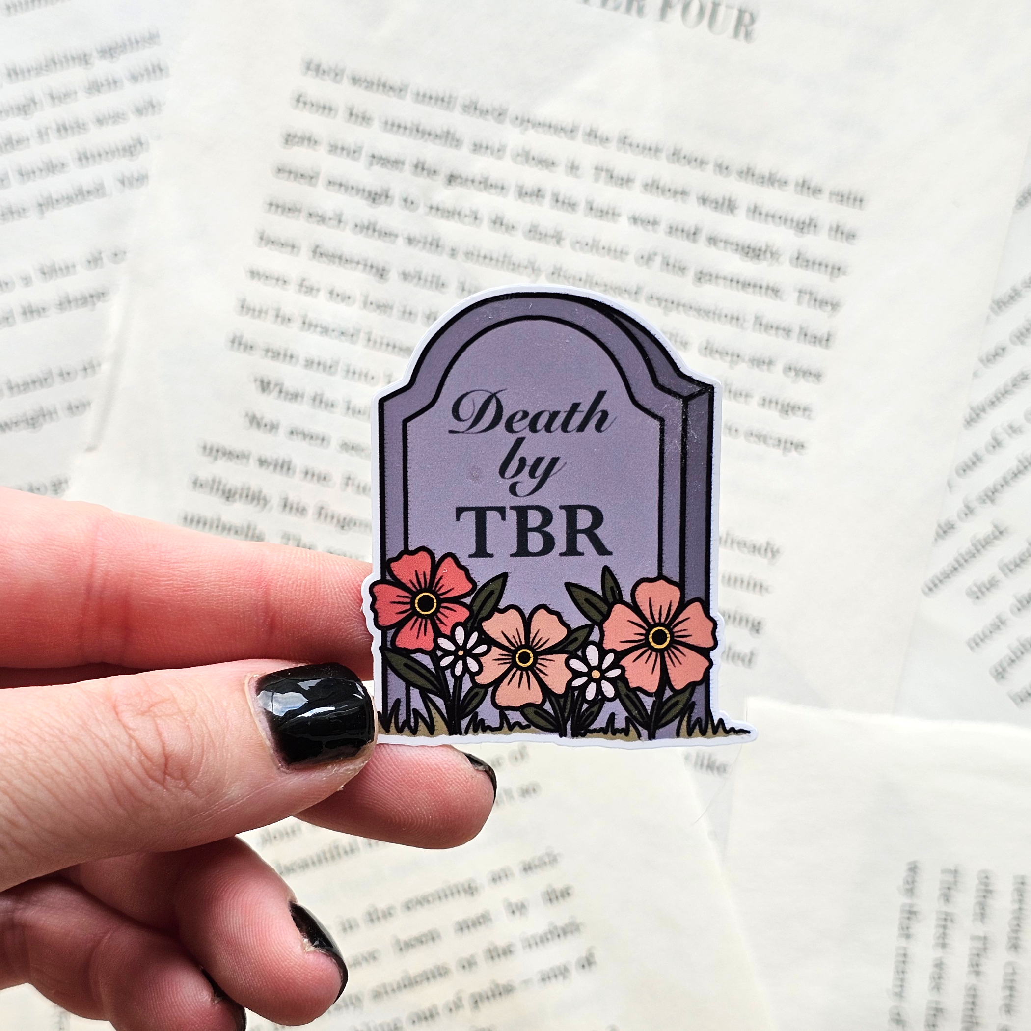 Death By TBR - Vinyl Sticker