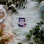 Emotional Support Kindle - Vinyl Sticker