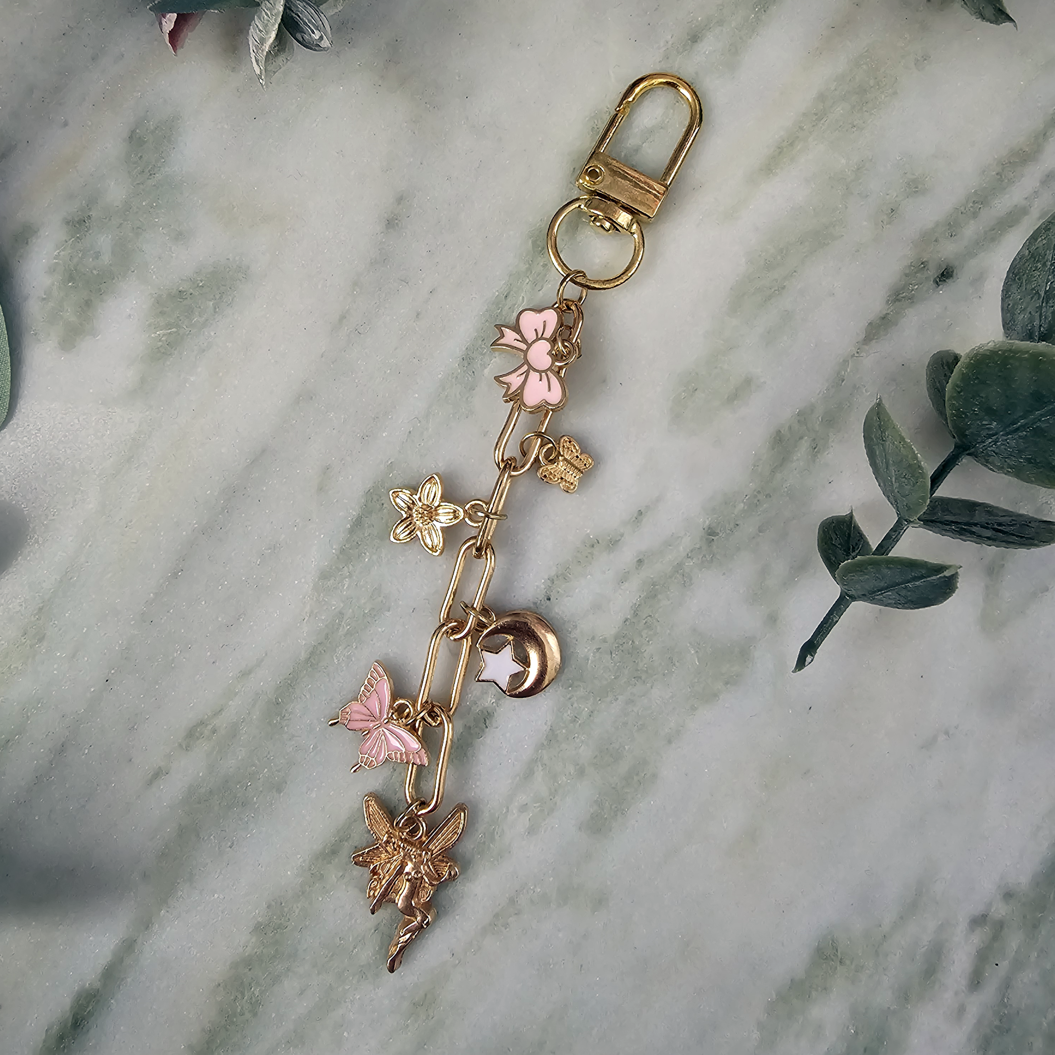 Pink Fae - Charm Chain