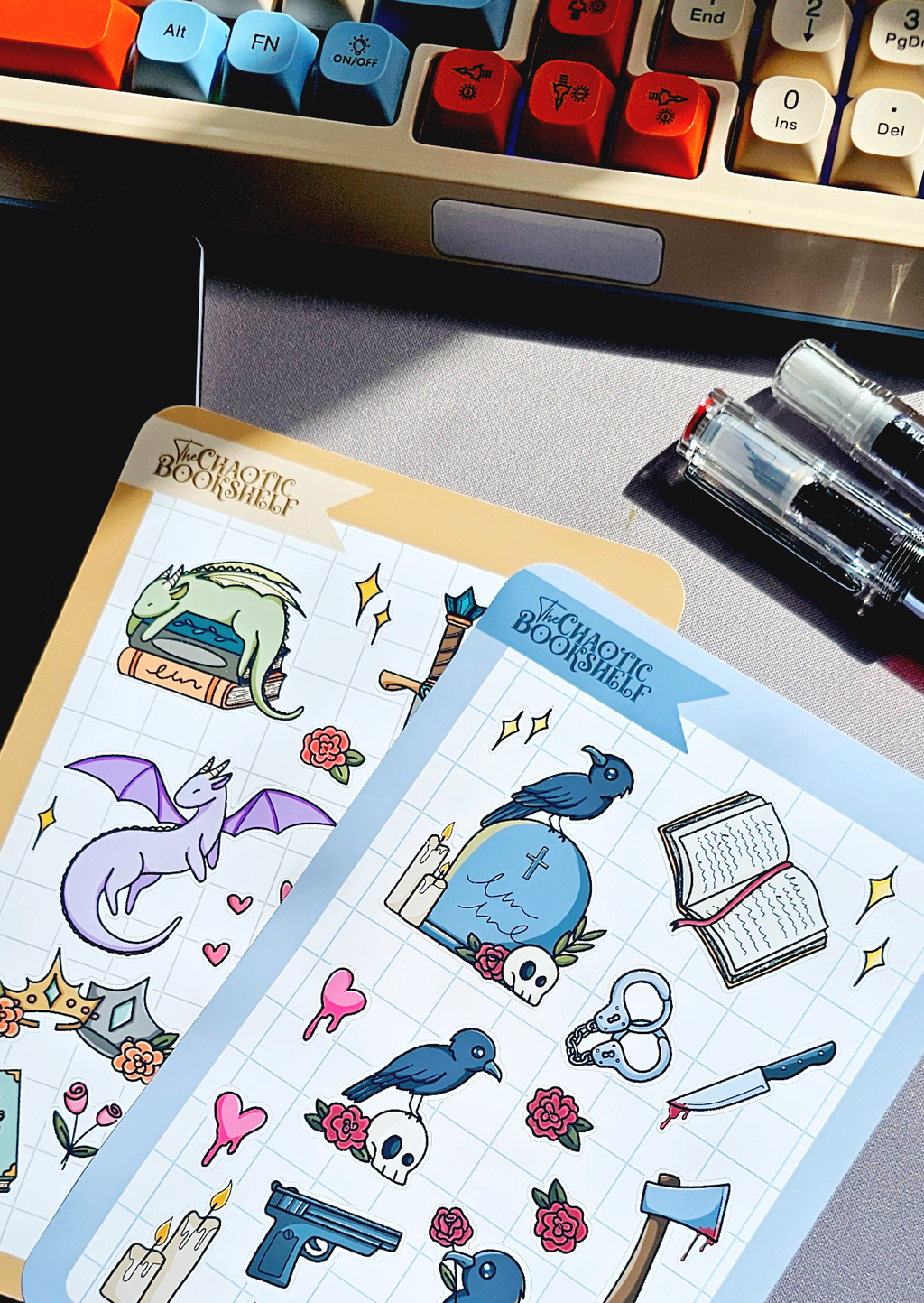 Pretty Murder Bird - Sticker Sheet