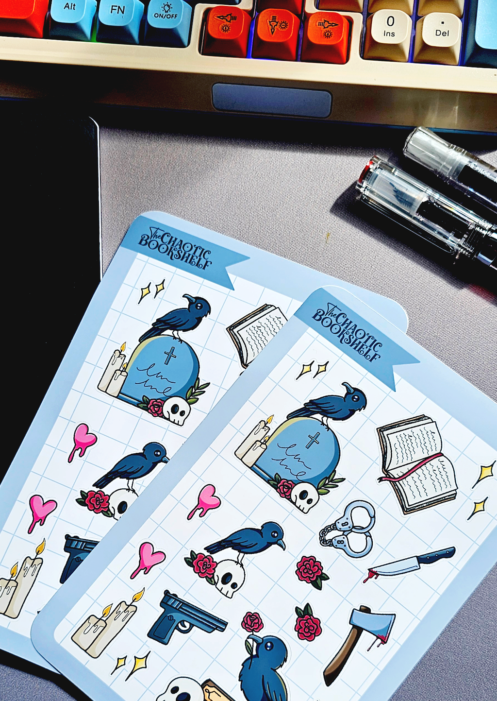 Pretty Murder Bird - Sticker Sheet