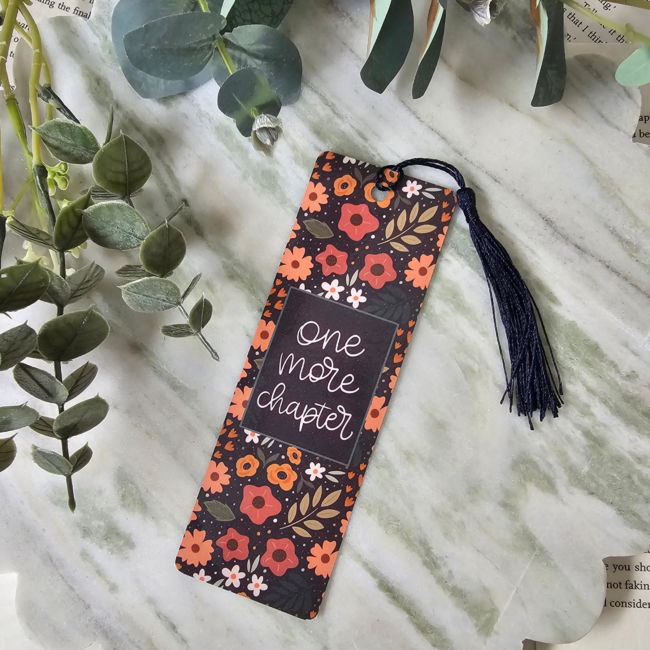 One More Chapter - Bookmark w/ tassel