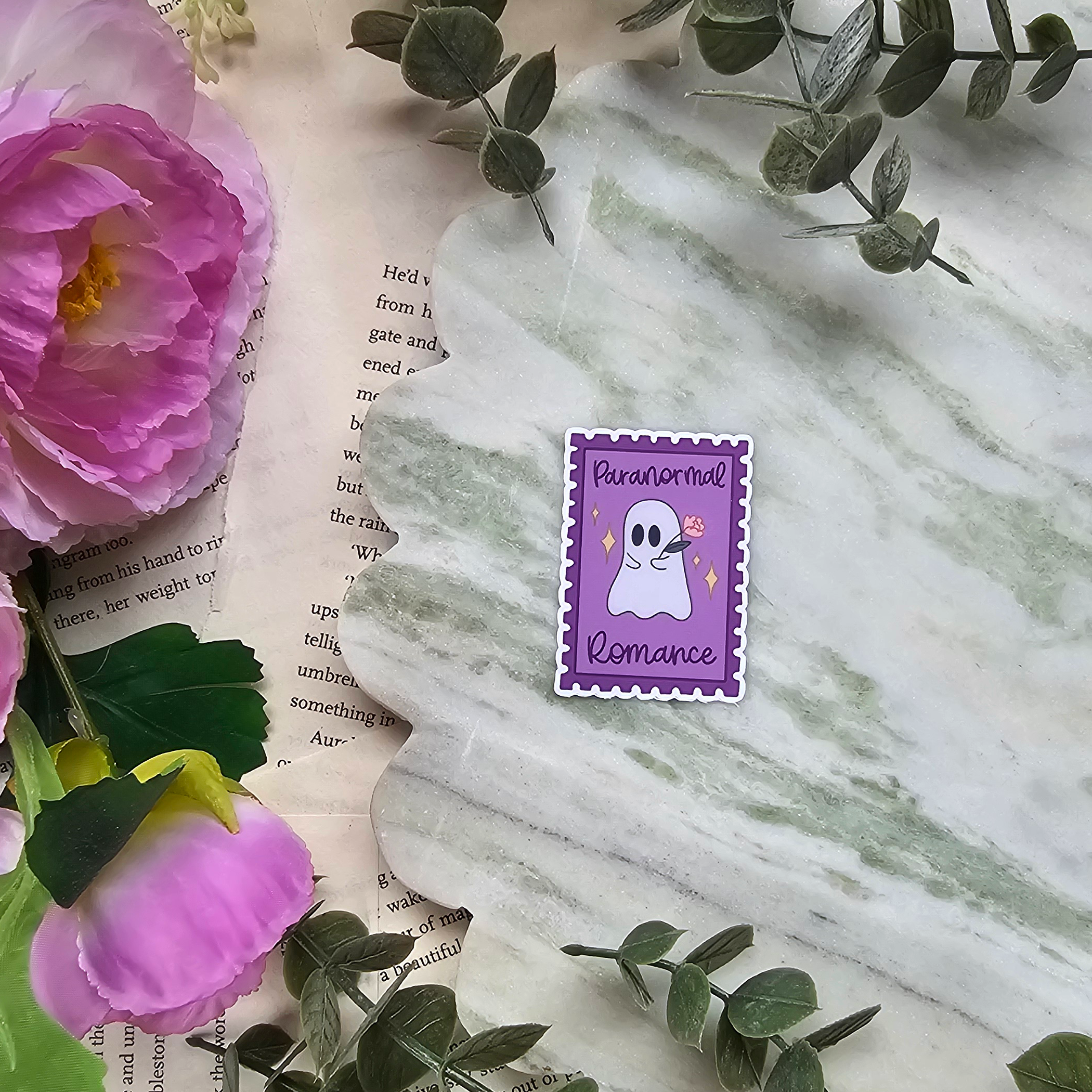 Paranormal Romance Stamp - Vinyl Sticker