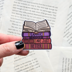 Sapphic Books Are Just Better - Vinyl Sticker